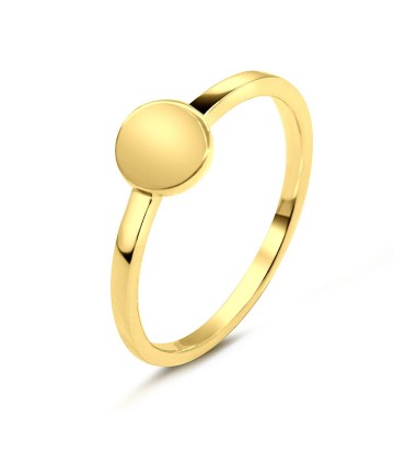 Gold Plated Silver Ring NSR-2784-A-GP